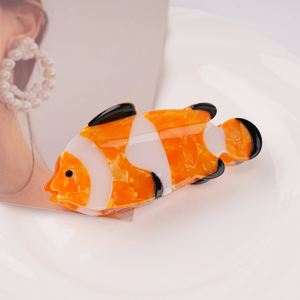 Ocean Animal Inspired Acetate Hair Claw