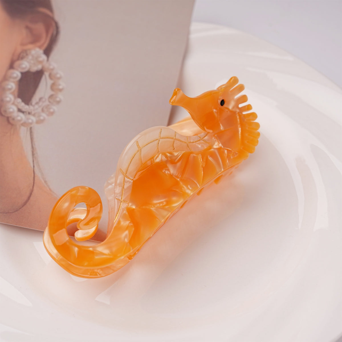 Ocean Animal Inspired Acetate Hair Claw