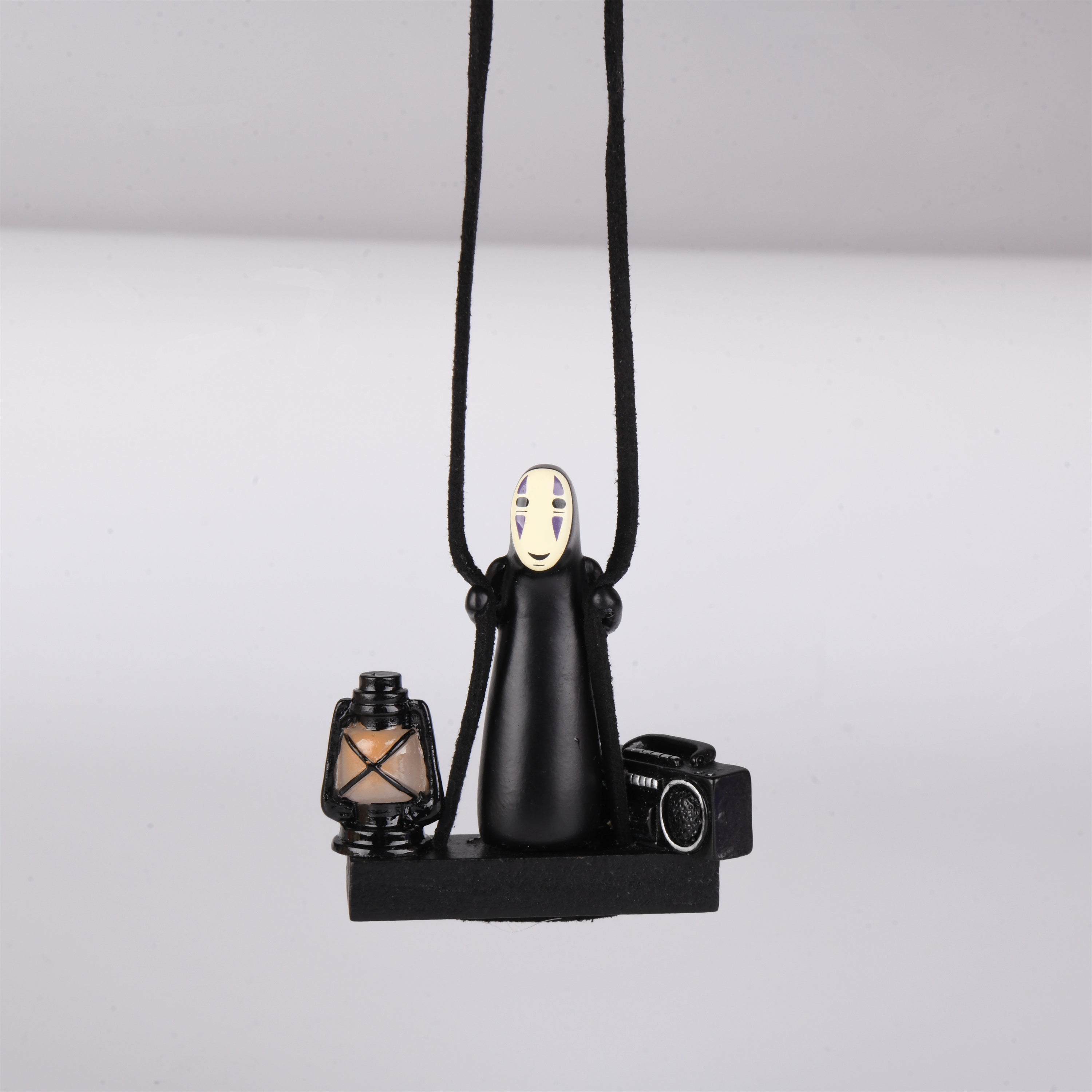 Anime Car Ornament,Swing Faceless Men Car Mirror Accessories,Spirited Away,New Car GIfts