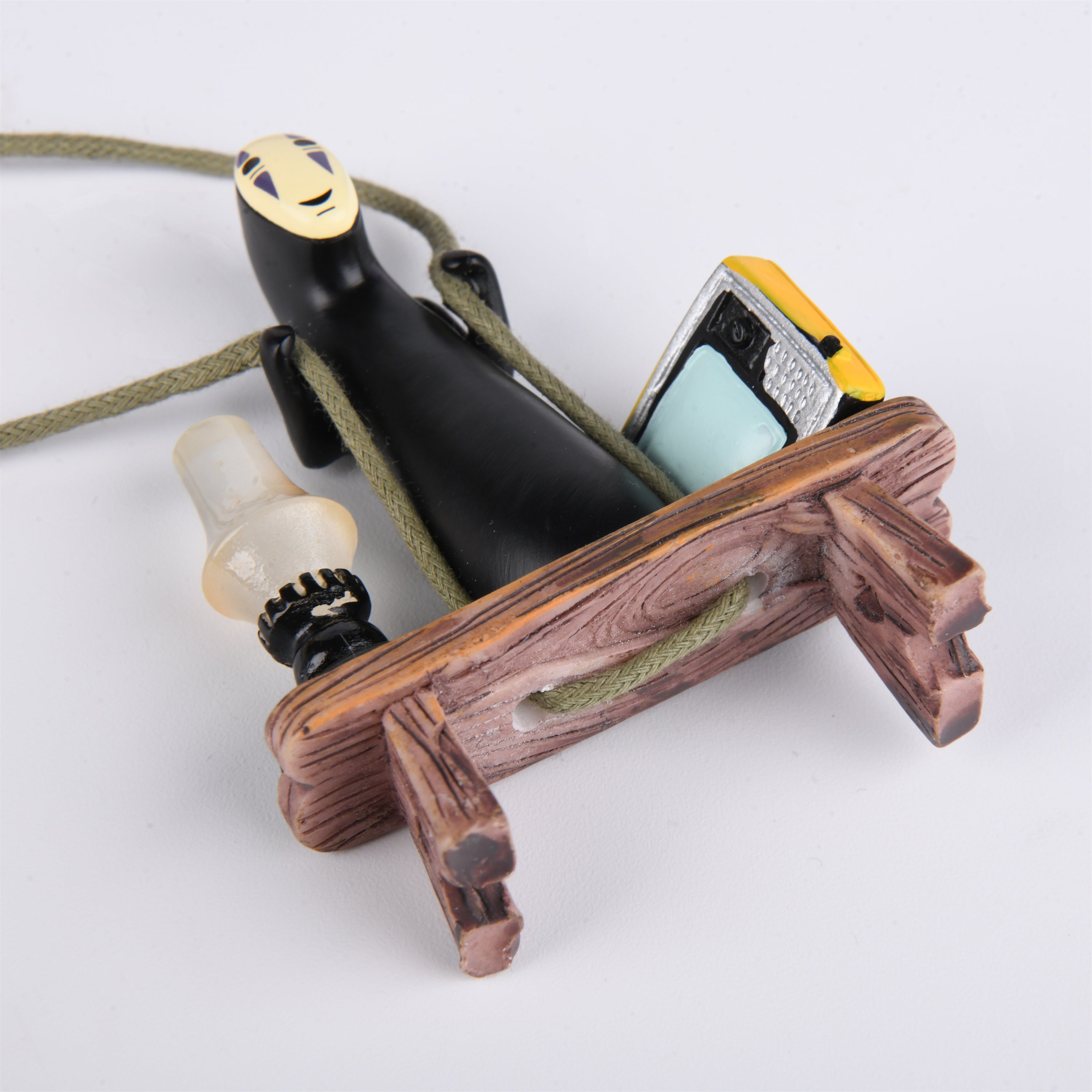 Anime Car Ornament,Swing Faceless Men Car Mirror Accessories,Spirited Away,New Car GIfts