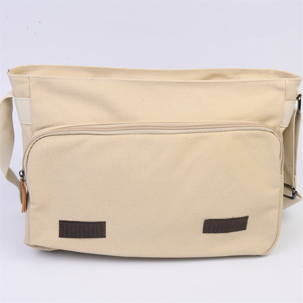 Large Totoro Canvas Satchel Bag, Japanese School Handbag