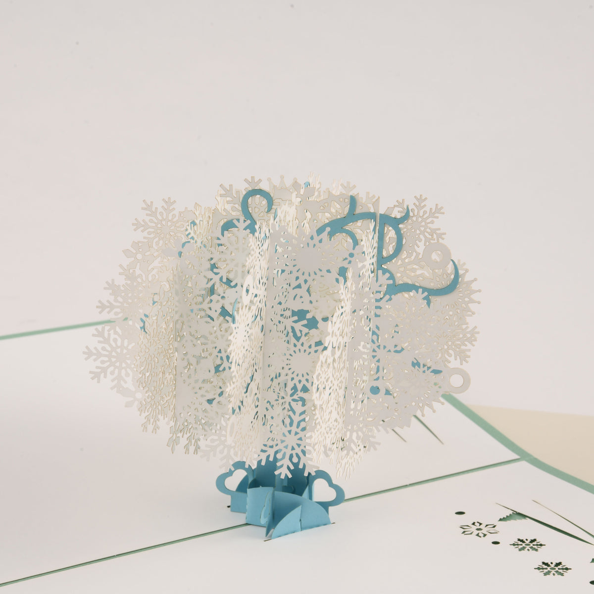 Snowflake Tree Pop Up Christmas Card