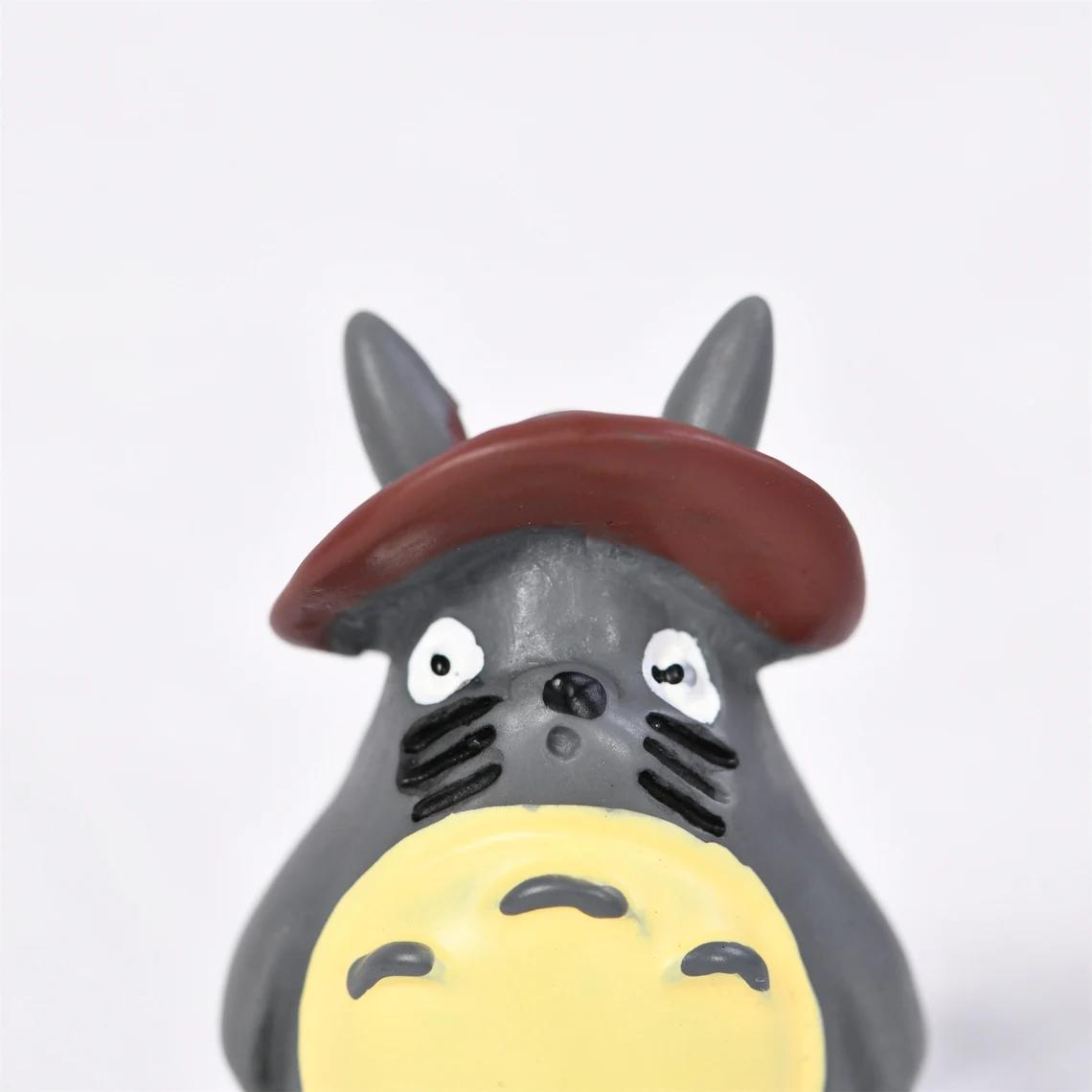 3/4PCS My Neighbor Totoro Ornament Sets, Resin Figure Ornament,No Face Man/Totoro Decor, Car/Home Decor,Birthday Gifts