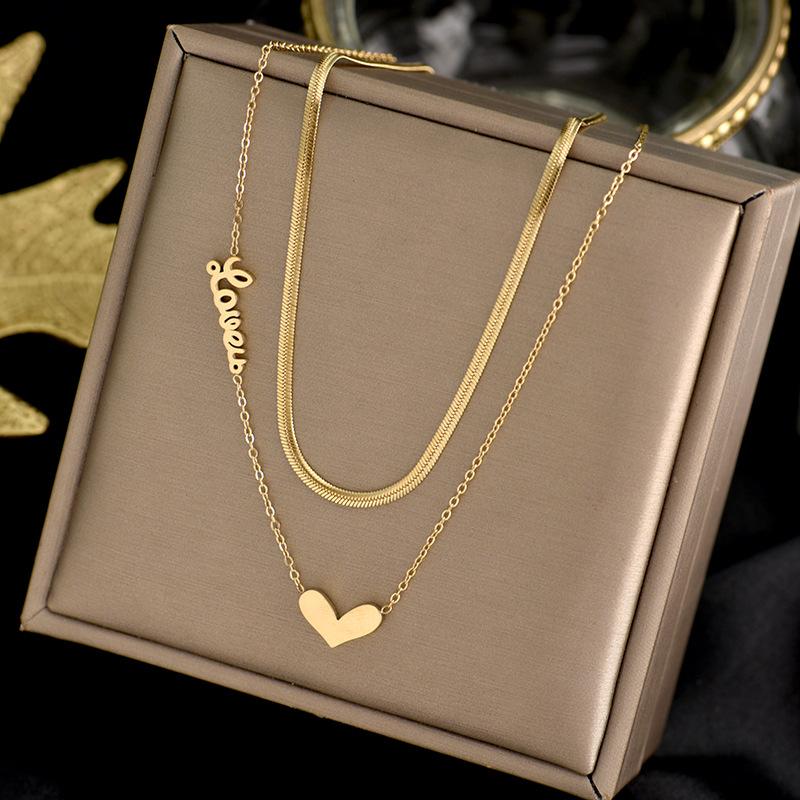 Heart/Love Necklace, Lovers Necklace,Gift For Her,Couple Necklace, Birthday Gift,Valentine's Day Gifts