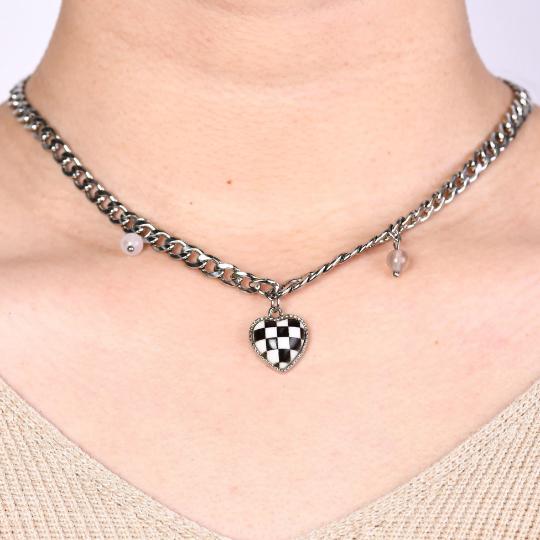 Heart/Love Necklace,Name Necklace And Earring,Necklace With Extender