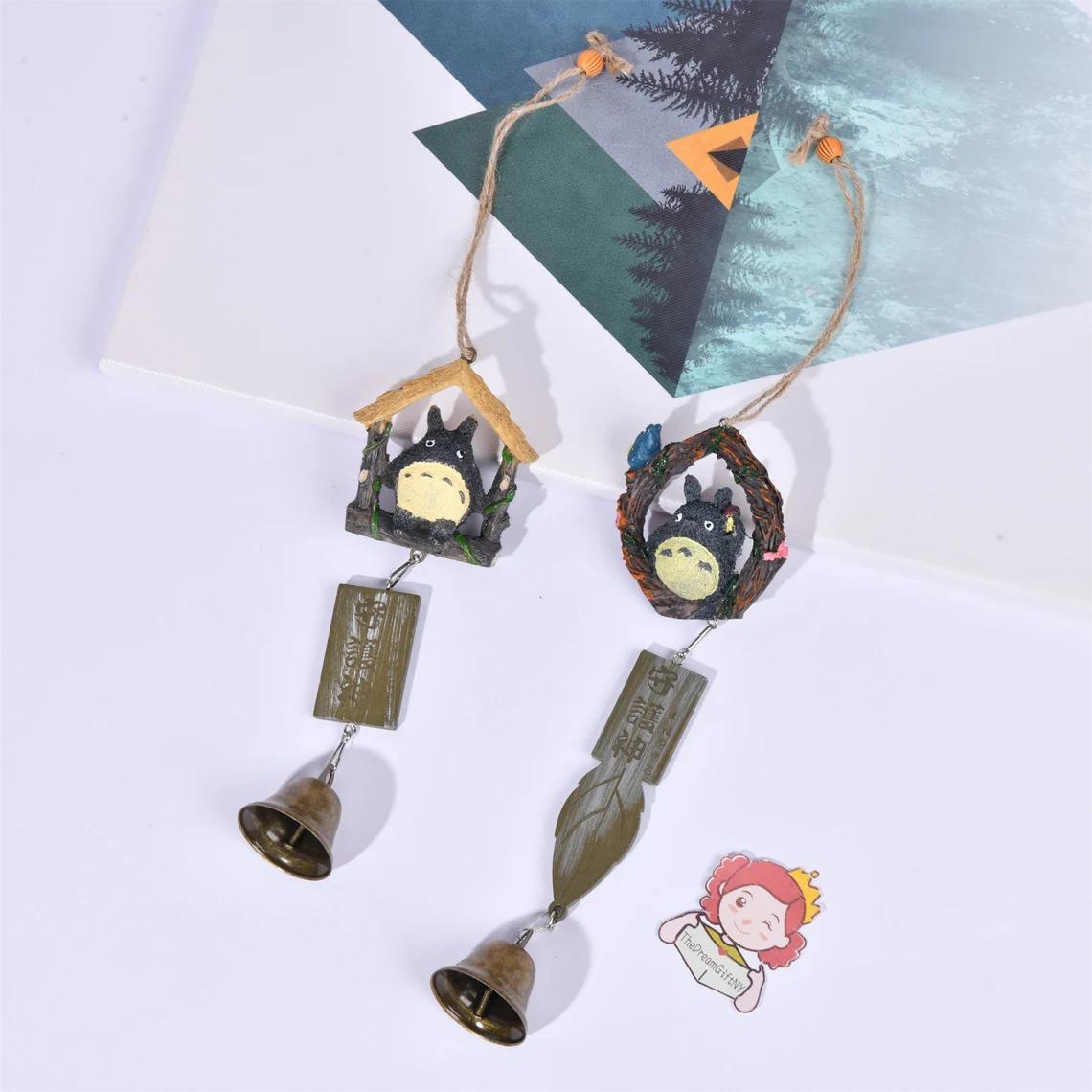 My Neighbor Totoro Resin Wind Chime Pendant,Cute Wind Chimes Hanging Decor