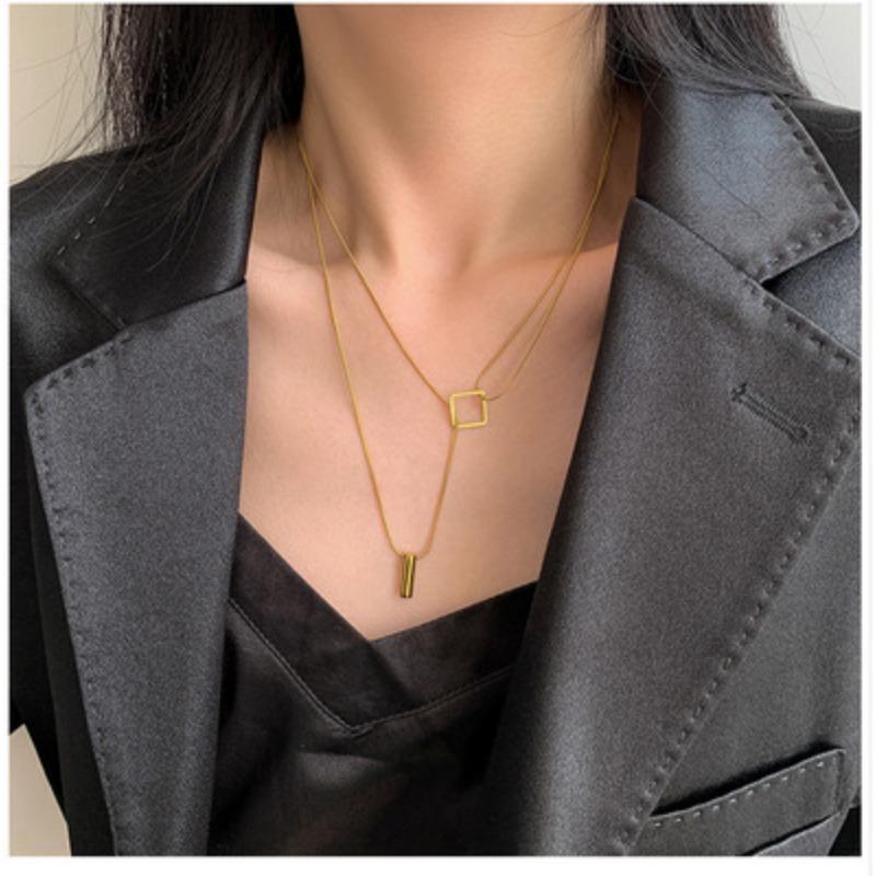 Gold Necklace, Gift For Her,Couple Necklace, Birthday Day Gift,Valentine's Day Gifts