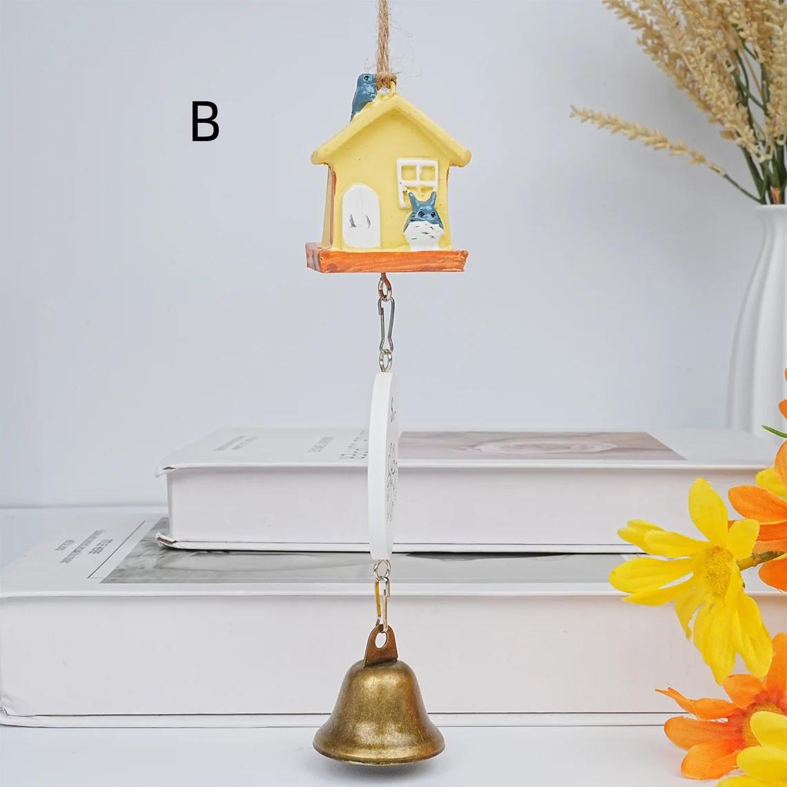 My Neighbor Totoro Resin Wind Chime Pendant,Metal Hangable