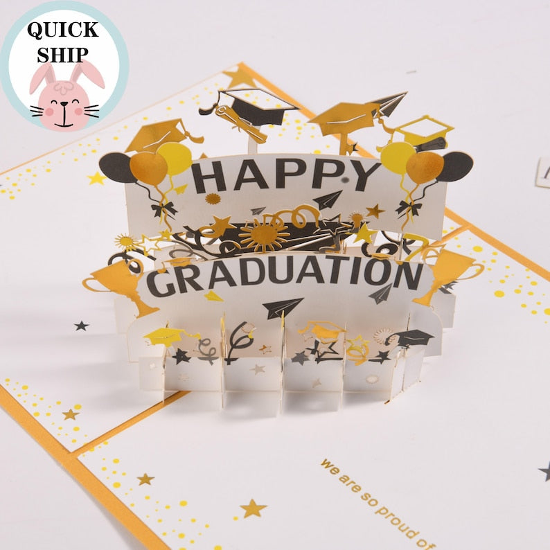 Happy Graduation Card,Unique Special Gift Card for Graduate,Birthday Gifts
