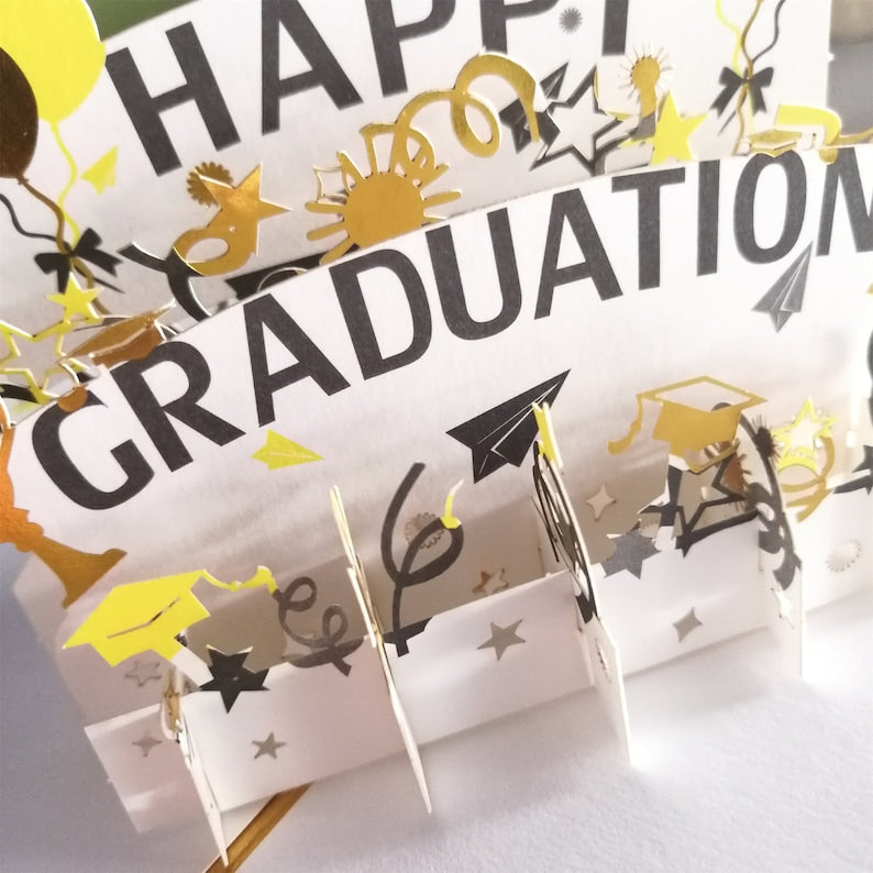 Happy Graduation Card,Unique Special Gift Card for Graduate,Birthday Gifts