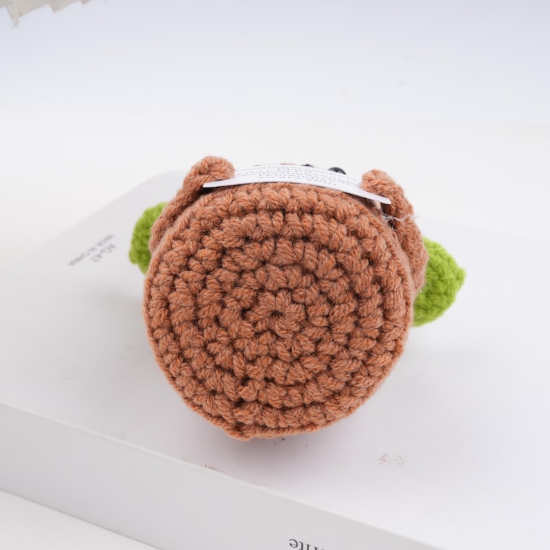 Adorable Crochet Flower in the Pot,Sunflower and Heart, Emotional Support Gift Set,Desk Decor