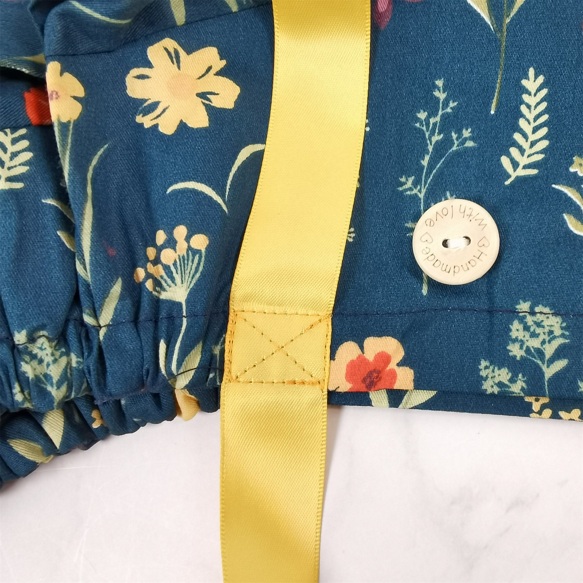 Botanical Print Ponytail Scrub Cap,Medical Cap