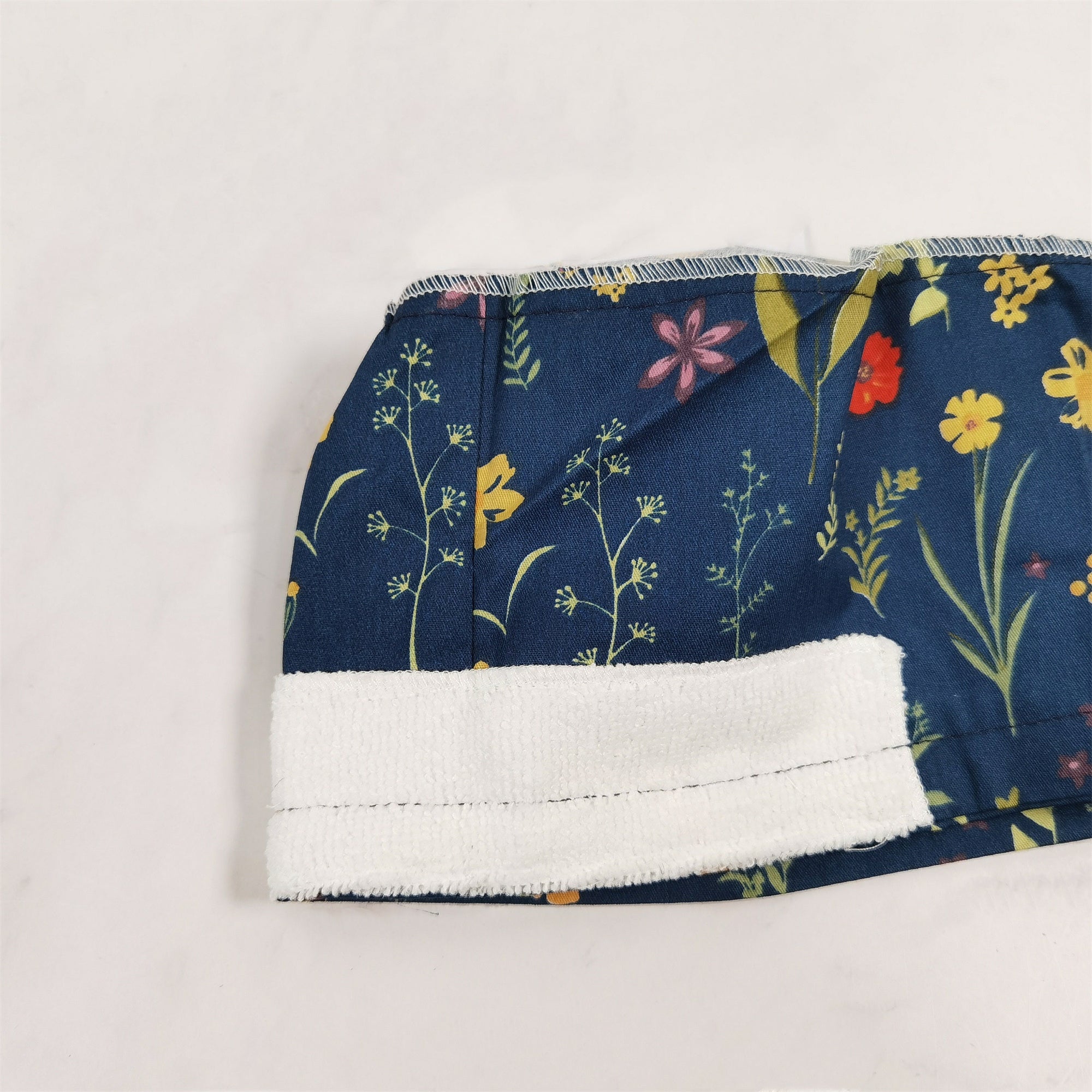 Botanical Print Ponytail Scrub Cap,Medical Cap
