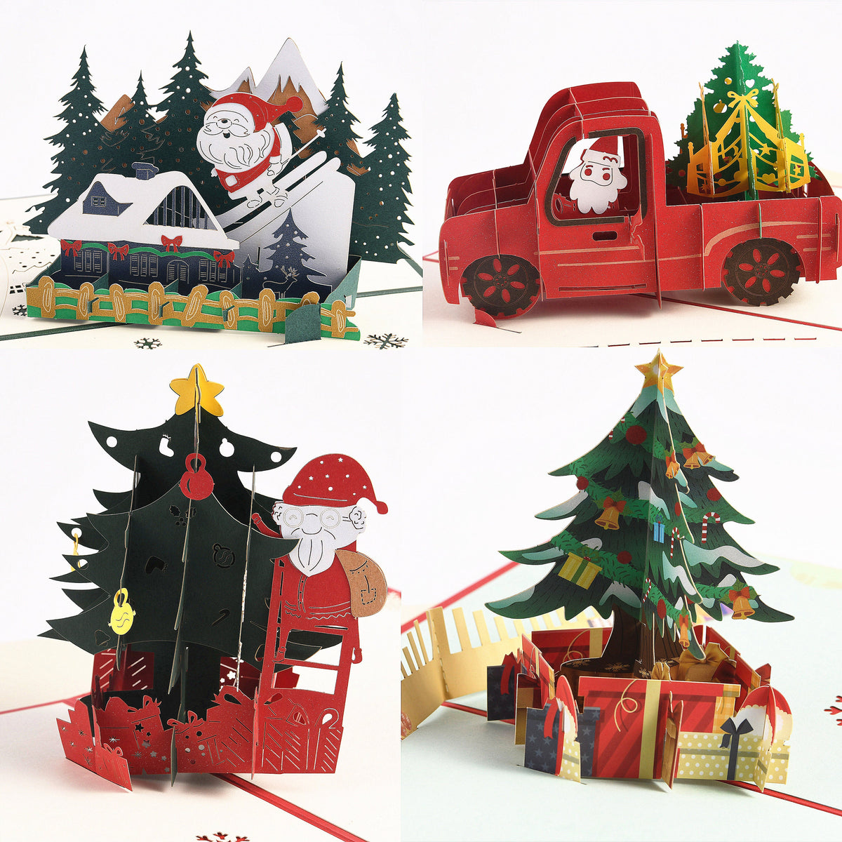 Funny Christmas Tree Pop Up Card