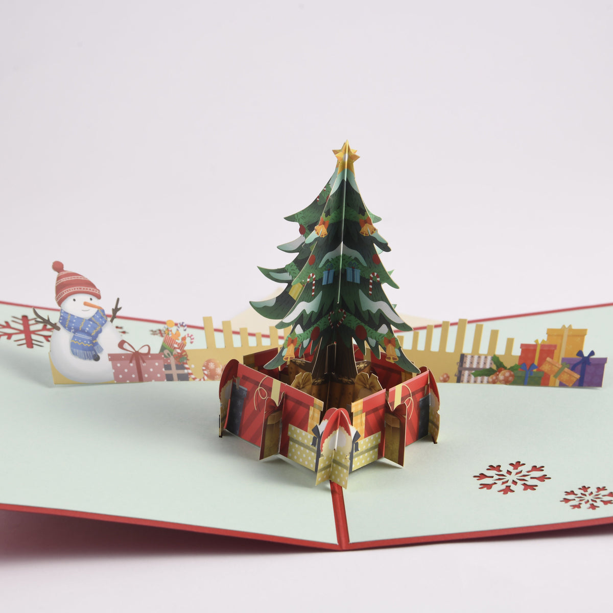 Funny Christmas Tree Pop Up Card