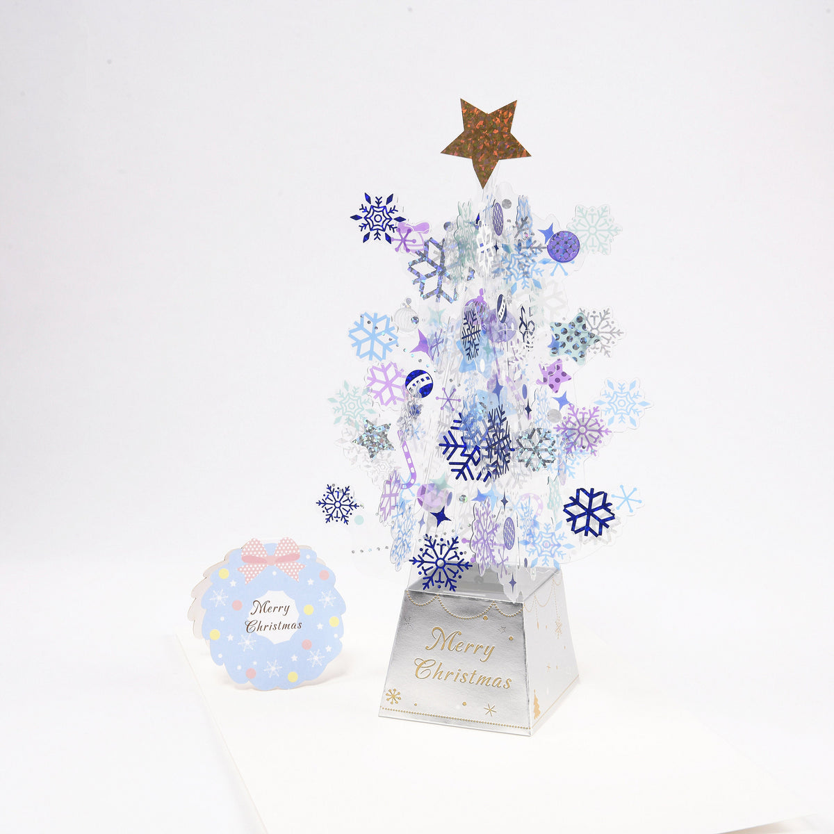 3D Crystal Christmas Tree Pop Up Card