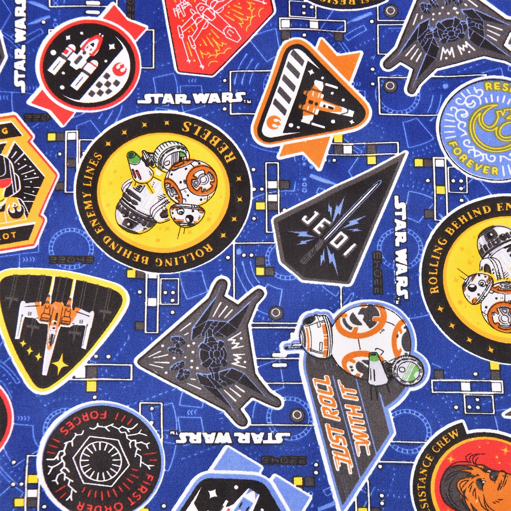 Blue Star Wars Drawstring Gift Bag