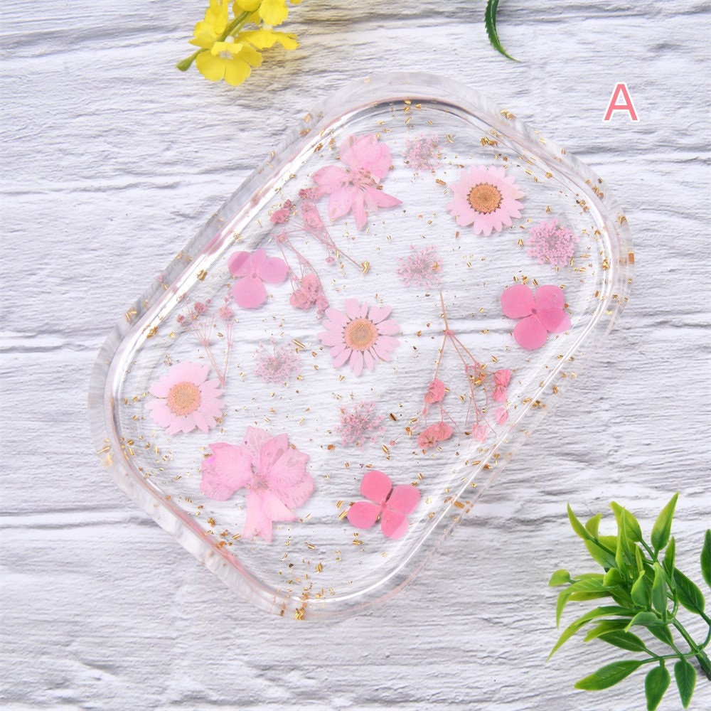 Resin Flower Coasters with Real Dried Flowers