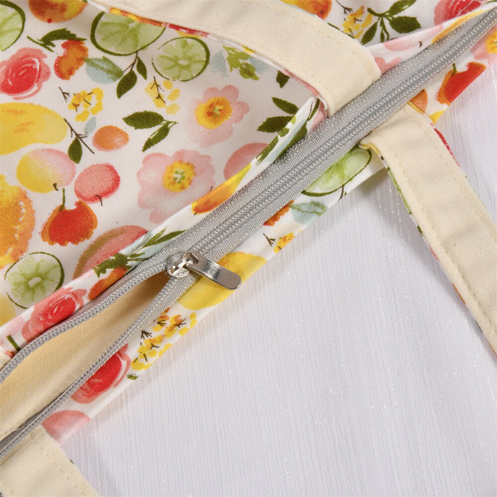 Apple Fruit Totes, Shoulder Bag with Zipper