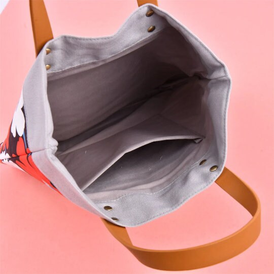 Handmade Large Flower Tote Bag