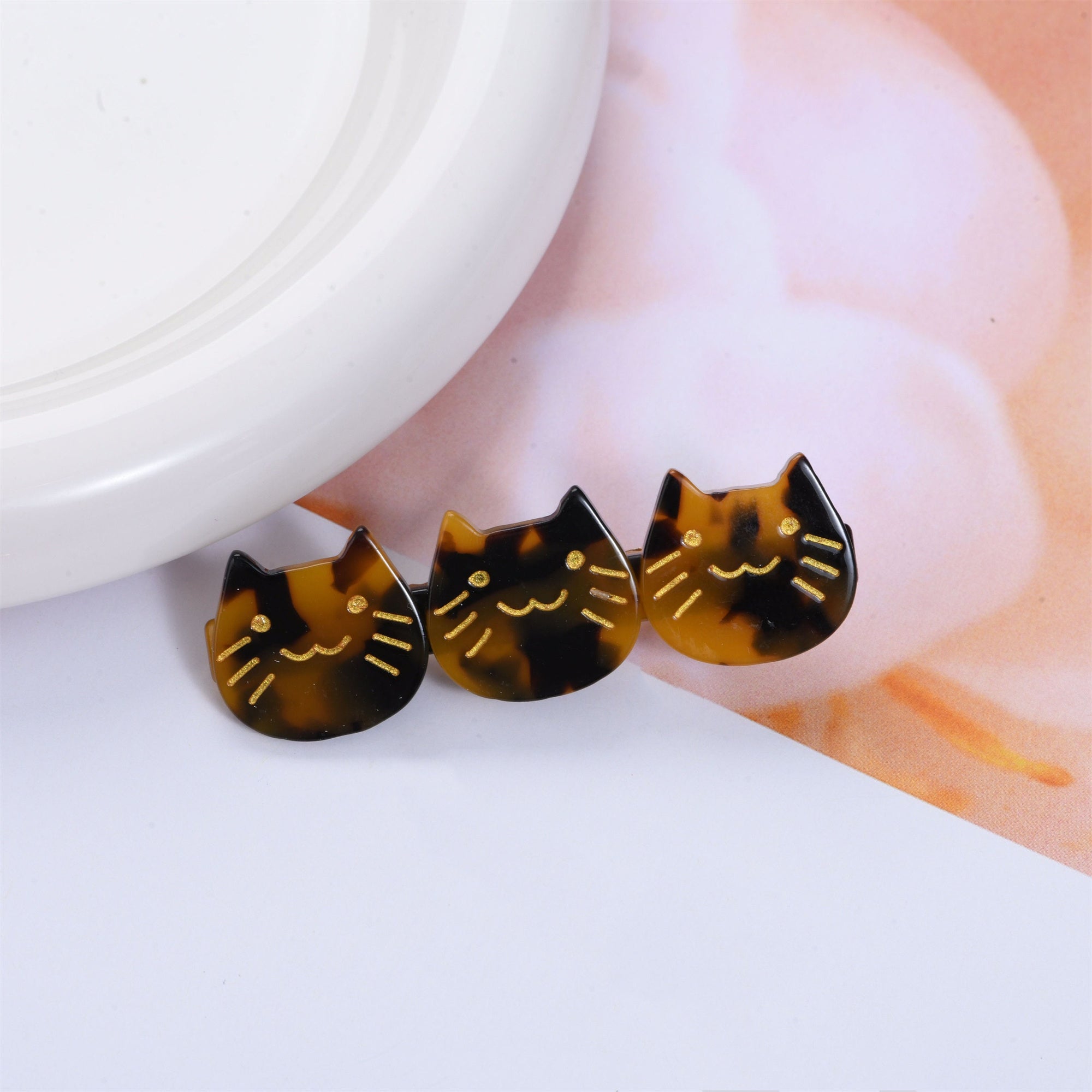 Kitten Hair Barrette, Cute Animal Design Hair Clips