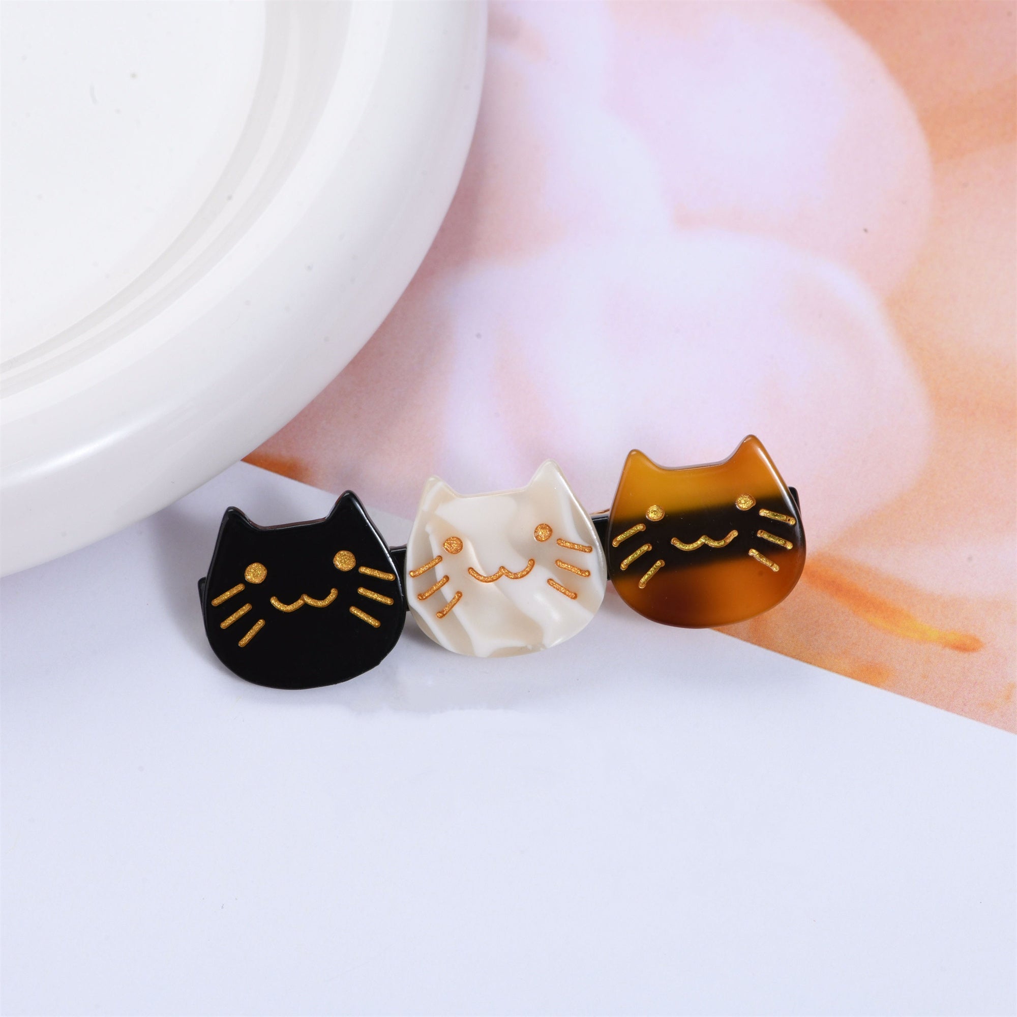 Kitten Hair Barrette, Cute Animal Design Hair Clips