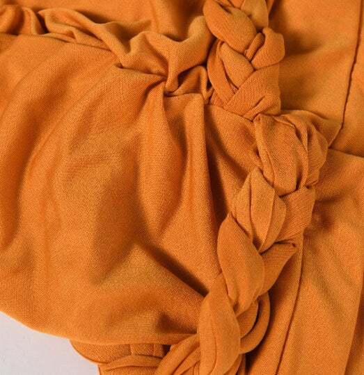 Plain Colours Pre-tied Turban - Full Head Coverage, Chemo Cancer, Hair Loss
