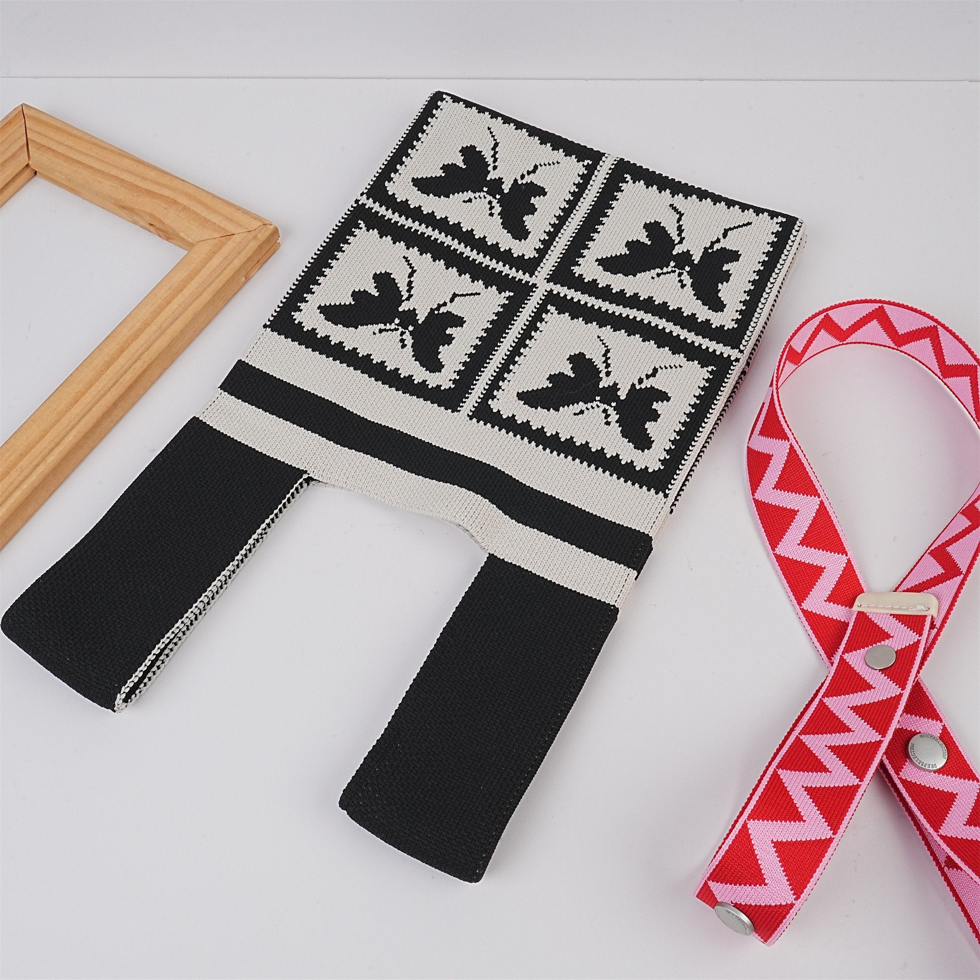 Handmade Crochet Butterfly Wrist Bag