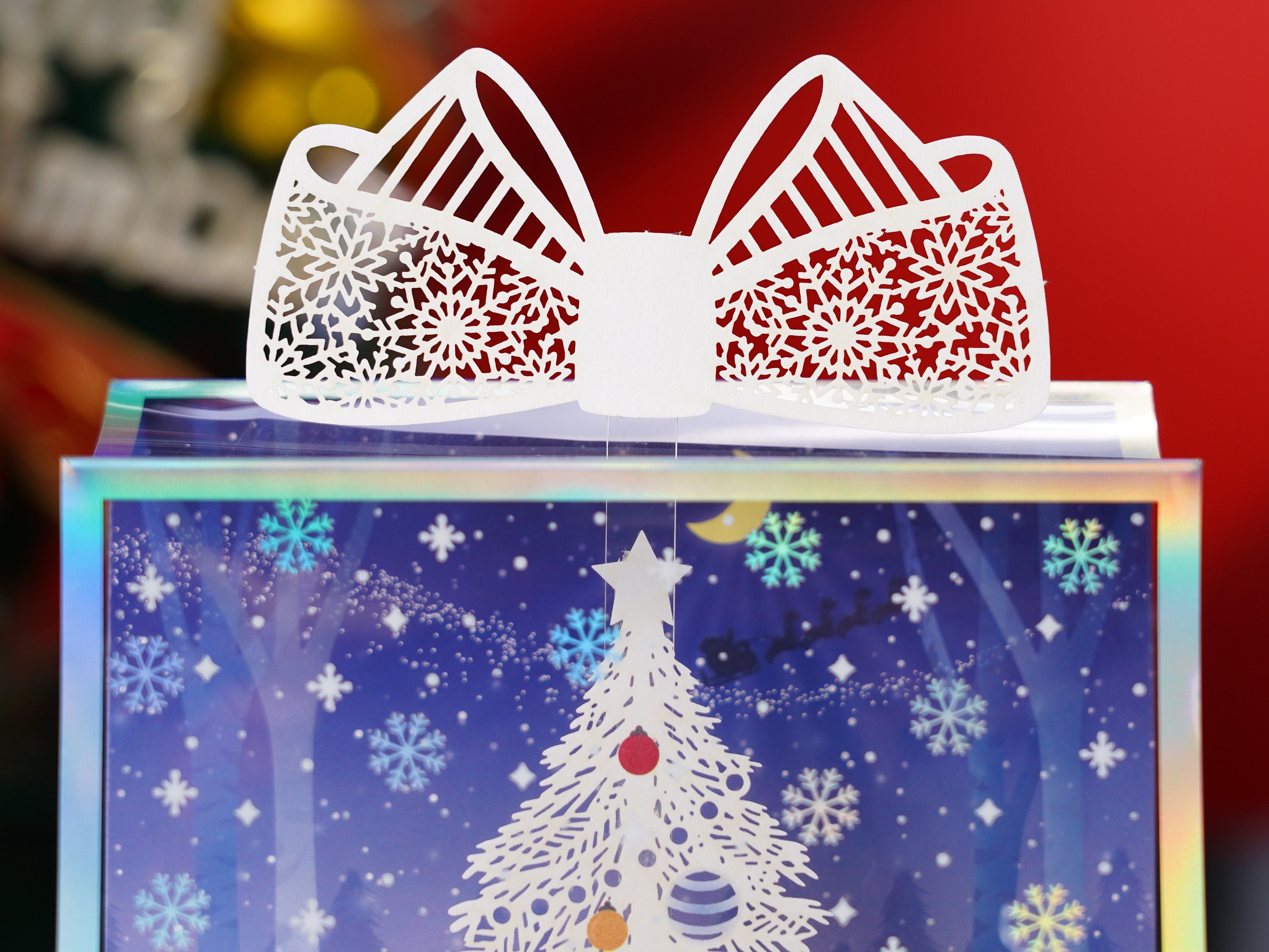 3D Pop Up Christmas Tree Card