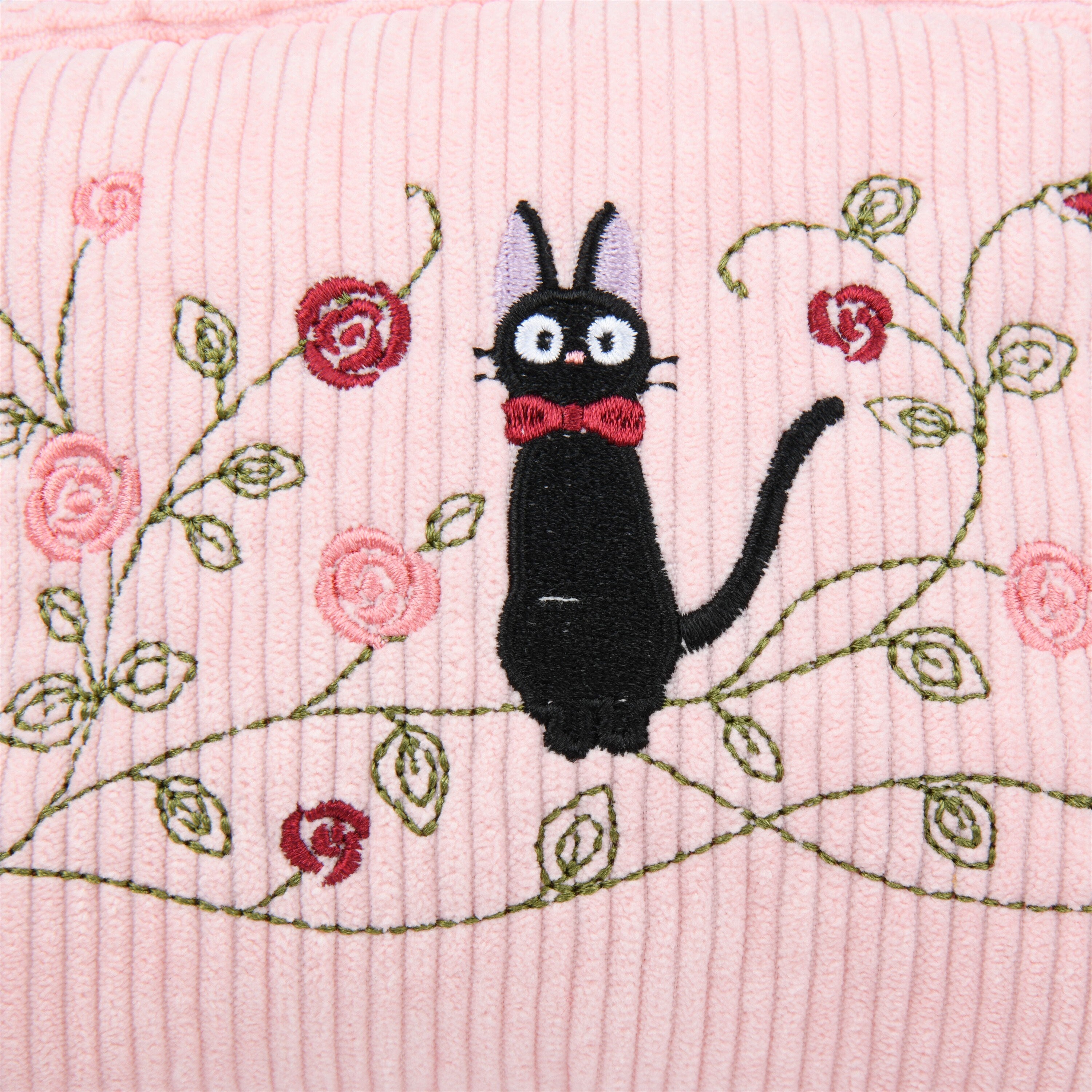 Handmade Cartoon Totoro Corduroy Portable Bucket Cosmetic Bag