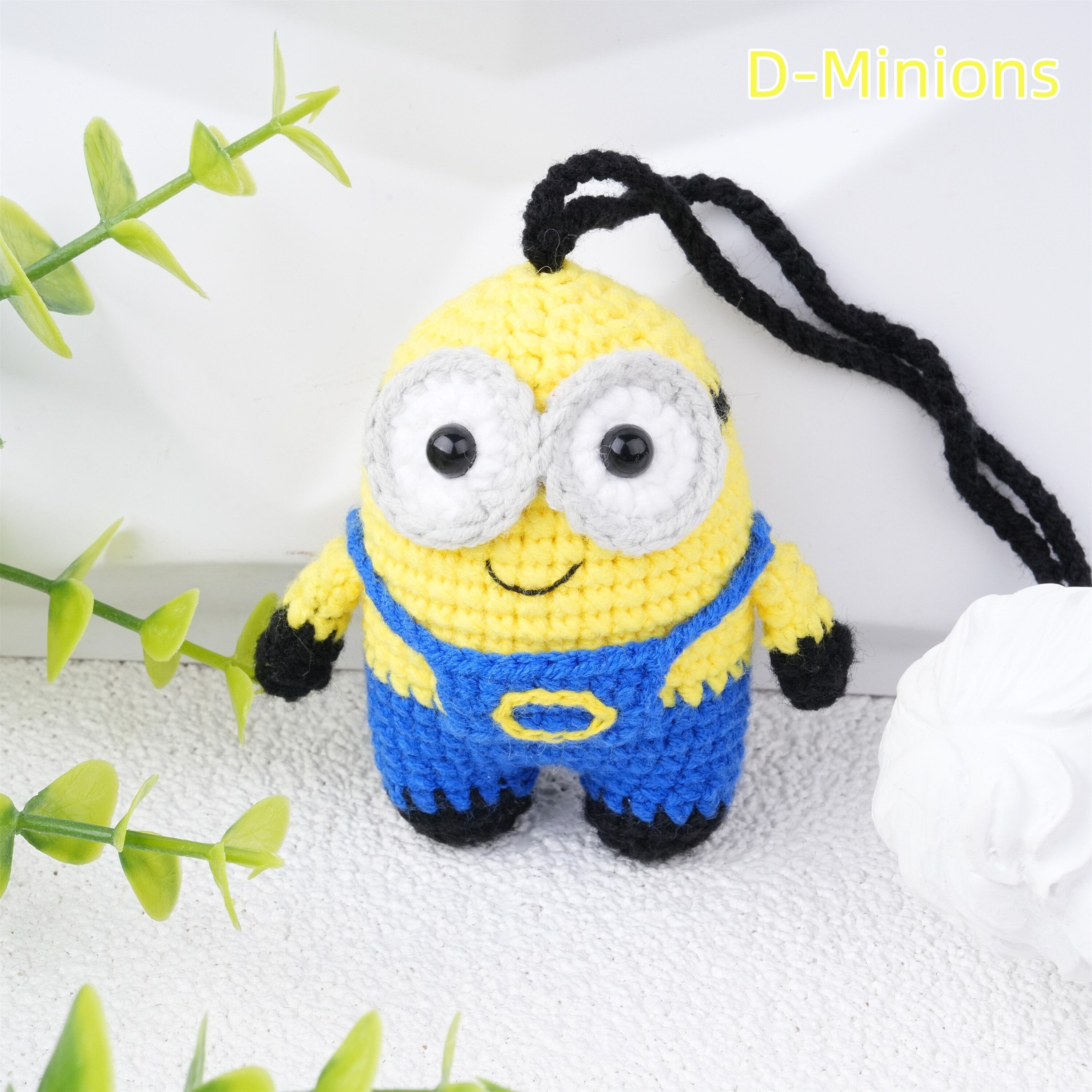 Cute Crochet Elephant/Pikachu/Minions Oranment,Perfect for Bag/car Charms