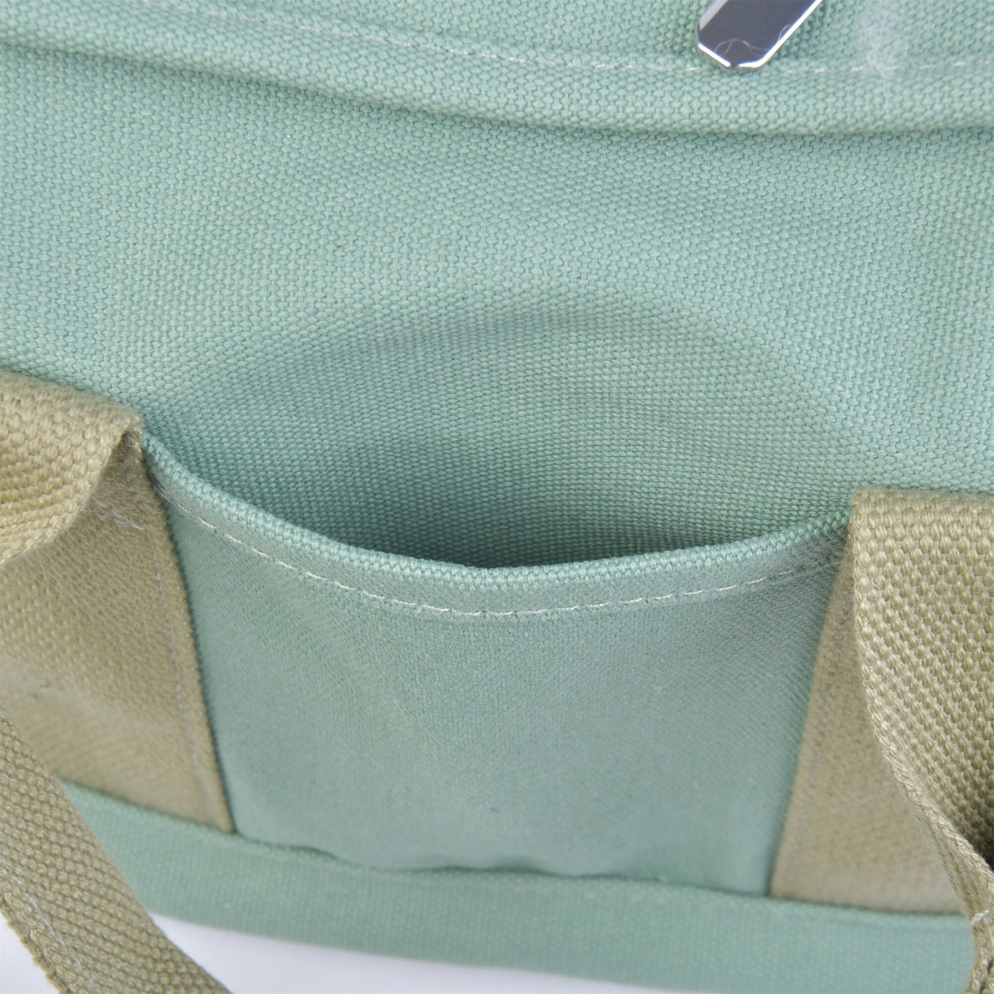 Janpaness Solid Color Tote Bag with Multi-Pockets,Large Capacity