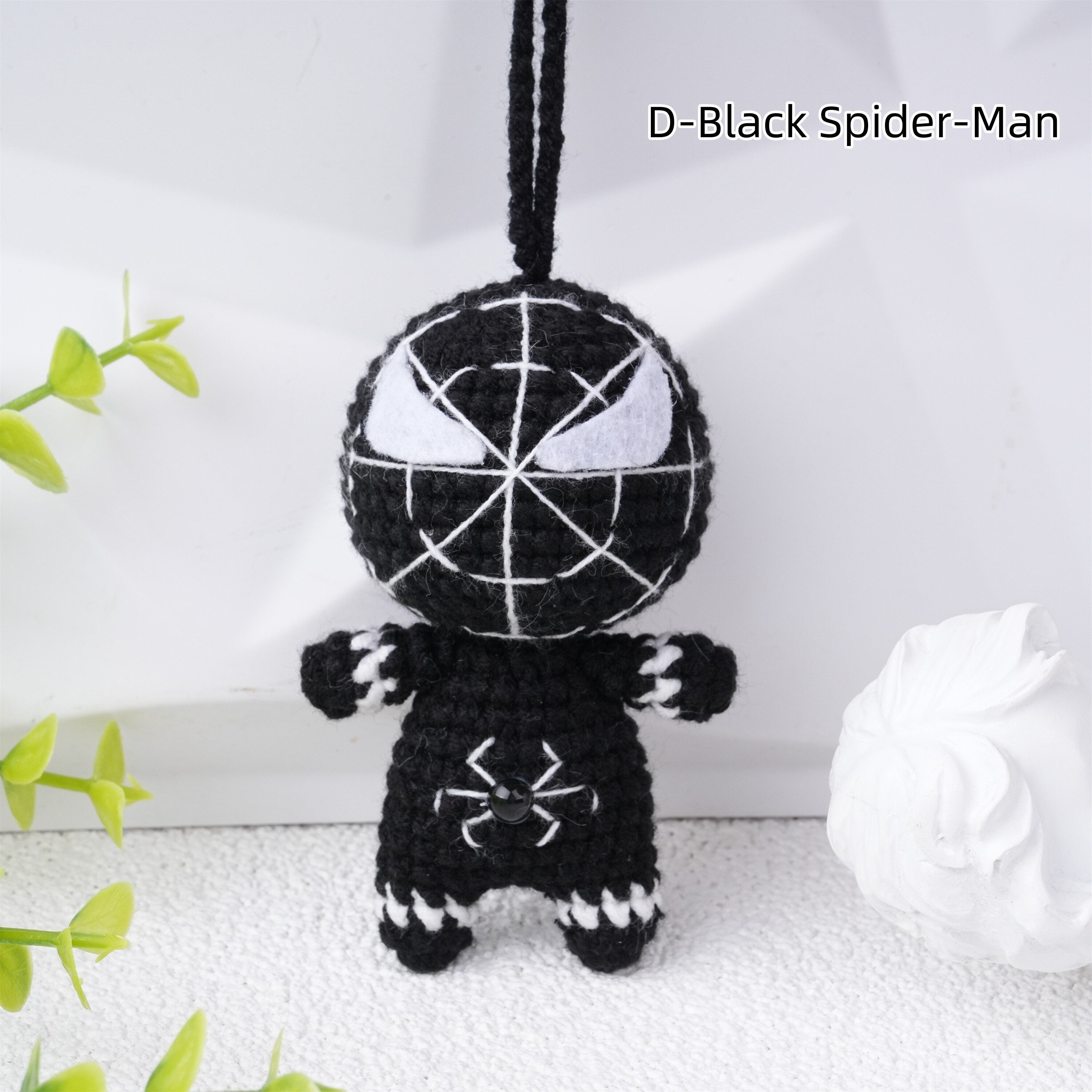 Handmade The Avengers Crochet Doll Car Pendant Oranment