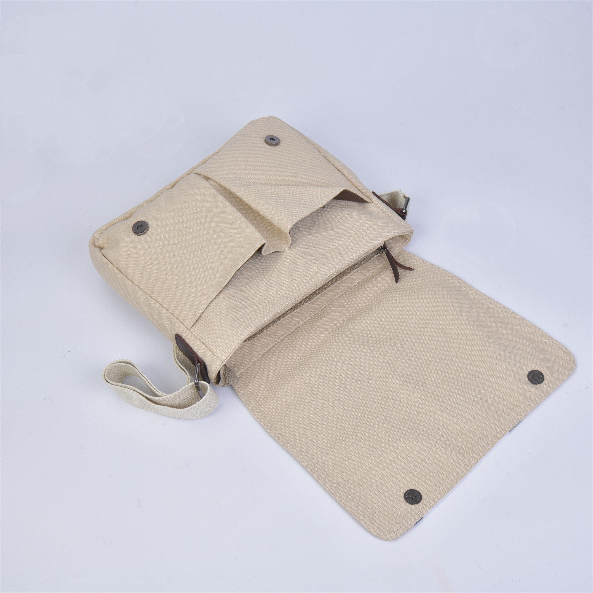 Handmade Anime Totoro Canvas Crossbody Bag,Message Bag