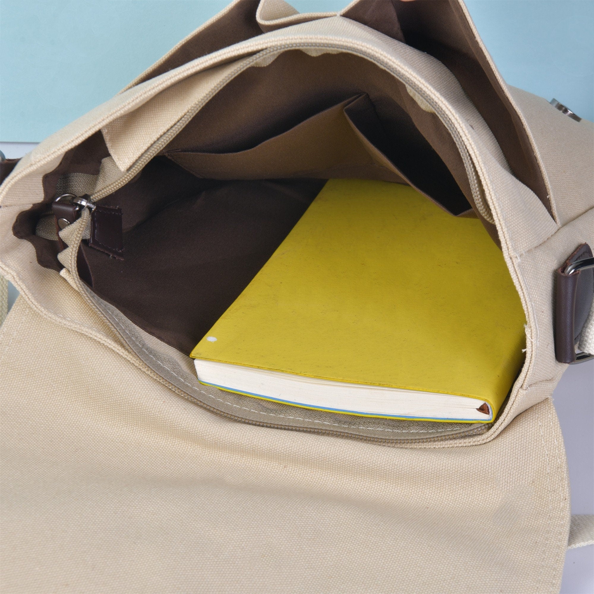 Handmade Anime Totoro Canvas Crossbody Bag,Message Bag