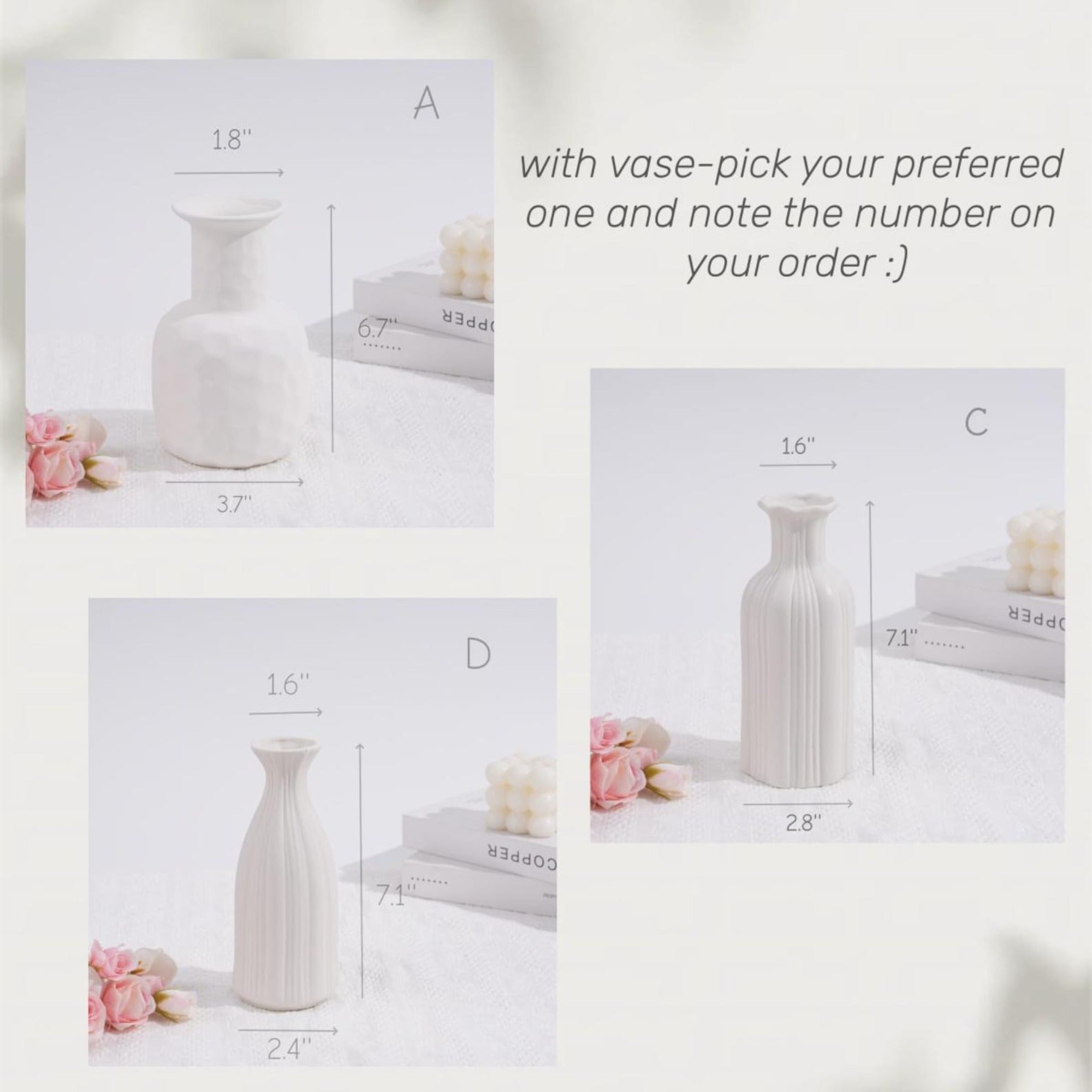 White Lily Bouquet- 5PCS,Rose,Tulip,Snowberry,Leaf,Knitted Yarn Flowers Home Centrepieces,Anniversary,Birthday,Mother‘s Day