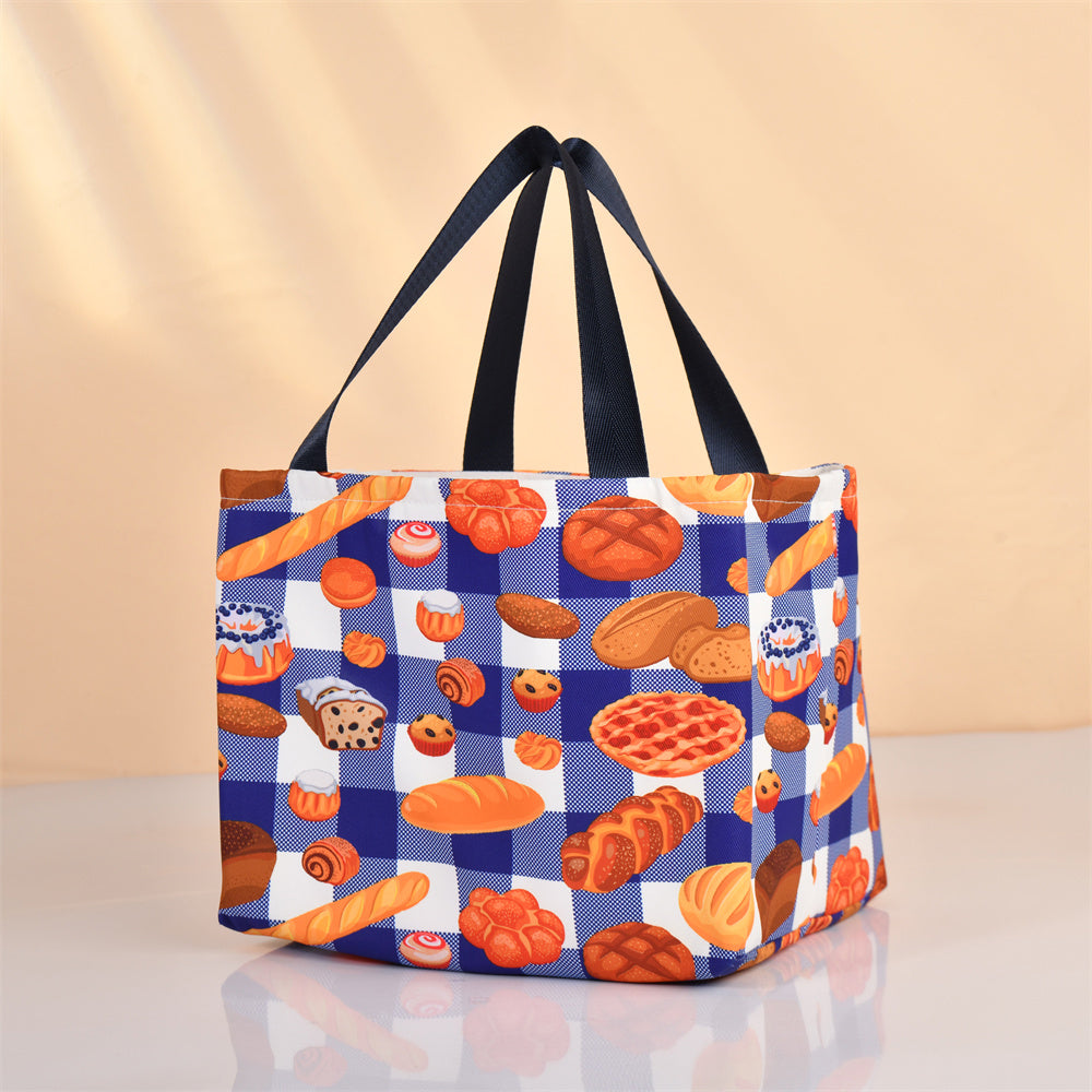 XL Bread Coffee Donut Insulated Lunch Bag