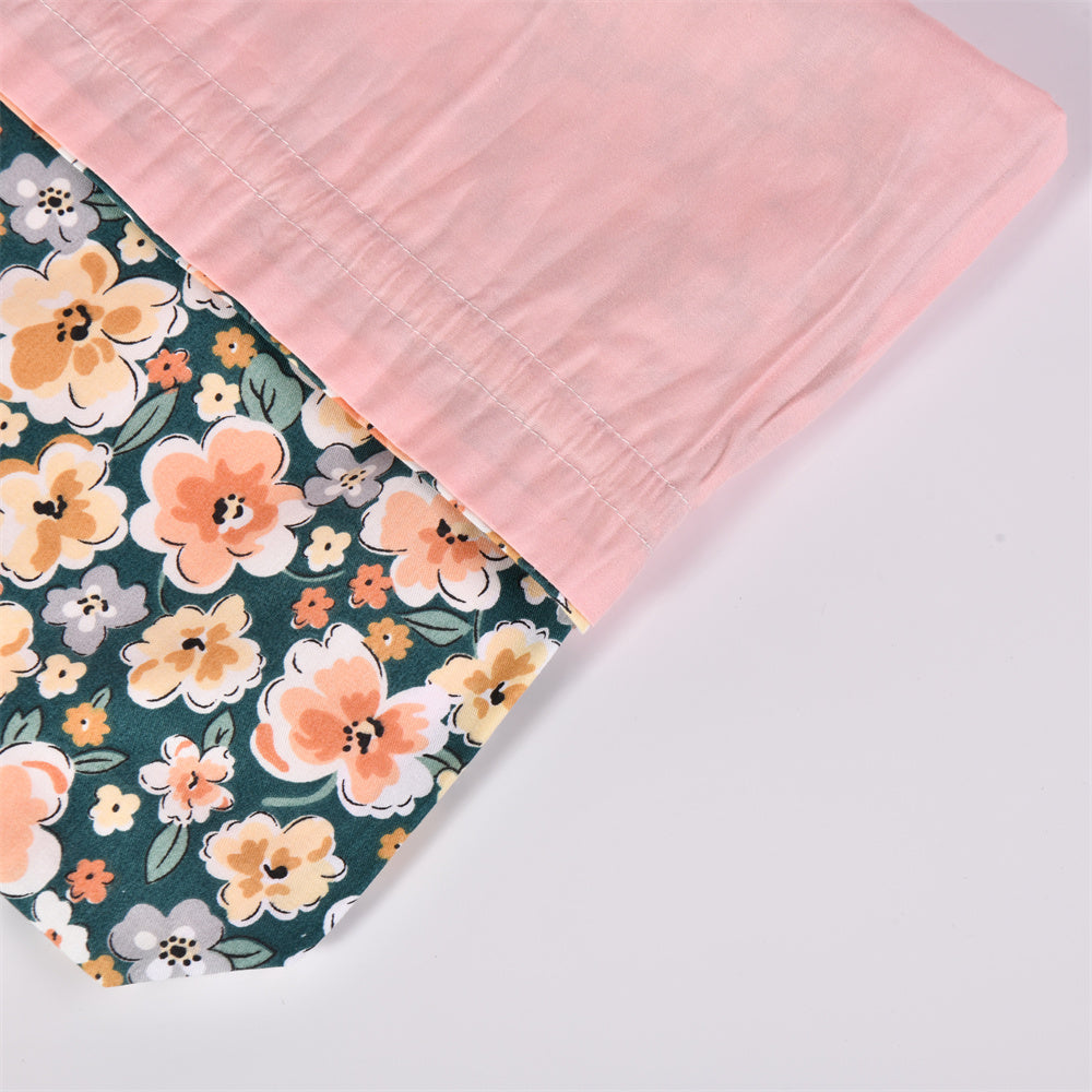 L/M/S Flowers Handmade Drawstring Gift Bag