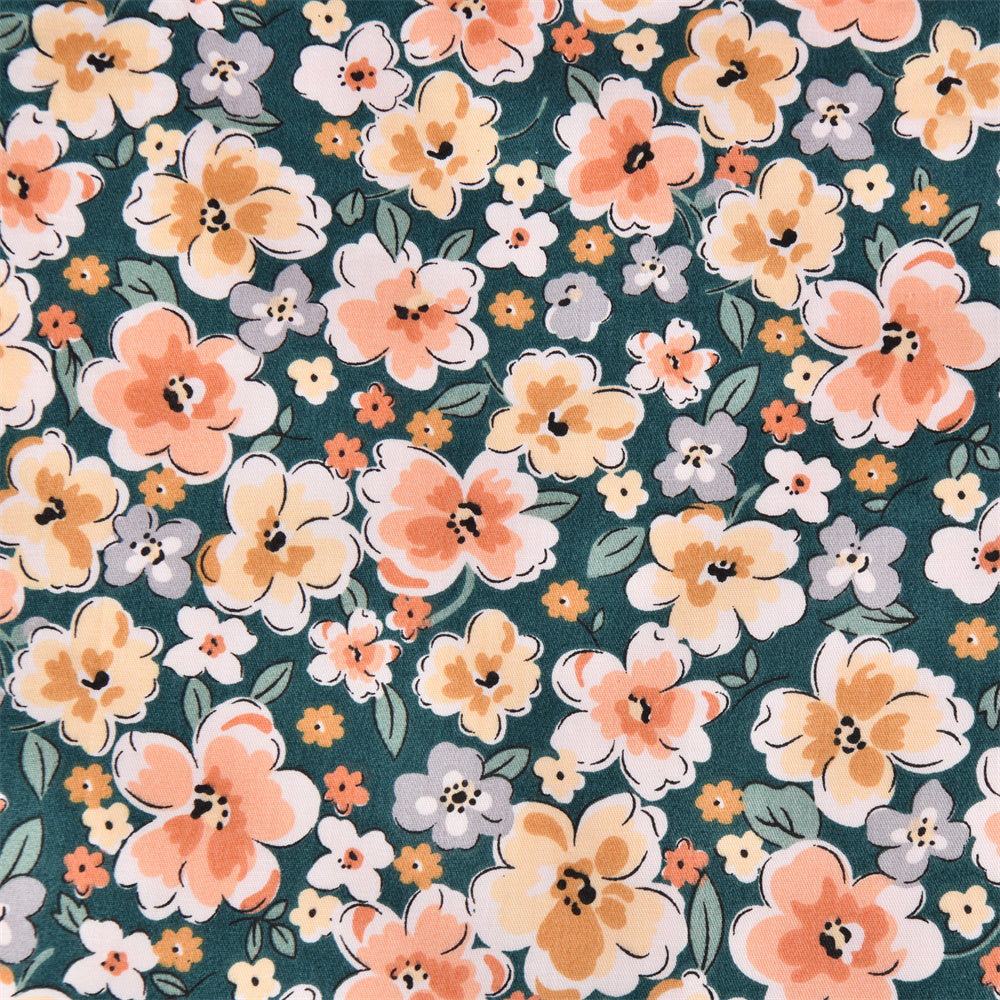 L/M/S Flowers Handmade Drawstring Gift Bag