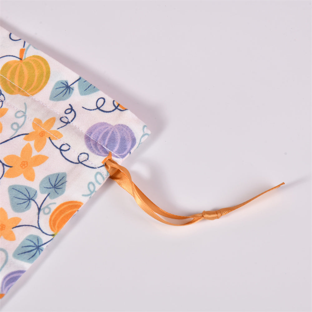 Pumpkin Halloween Drawstring Gift Bag