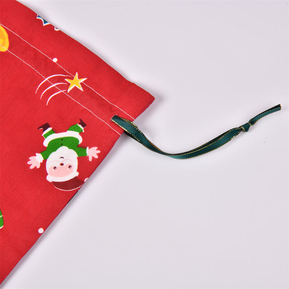S/M/L Red Santa Claus Christmas Tree Christmas Gift Bag
