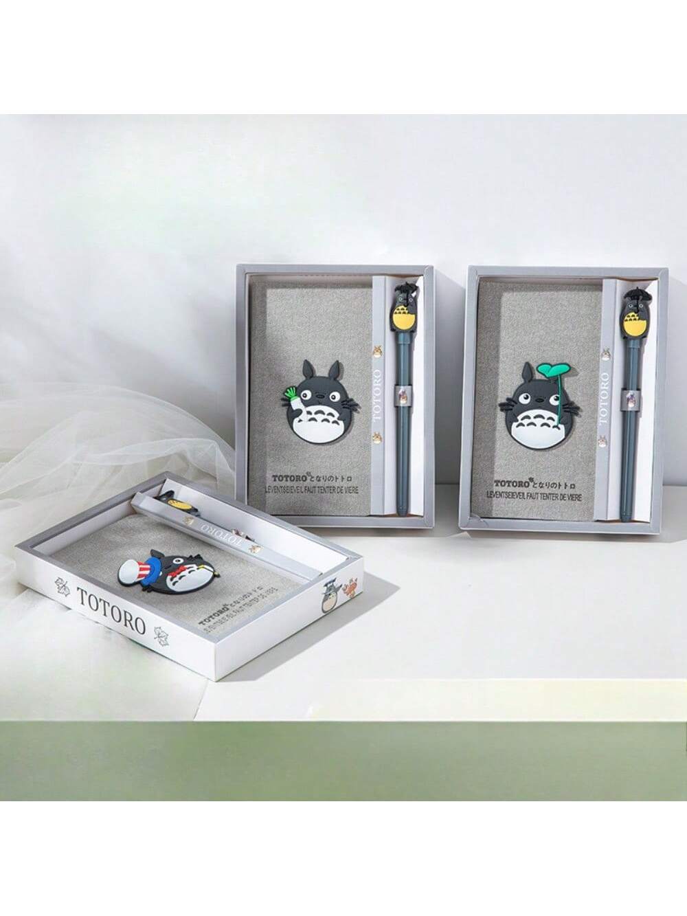 Japanese Cartoon Anime Memo Notebook, Handbook, Diary, Handbook Set With Pen, Back To School