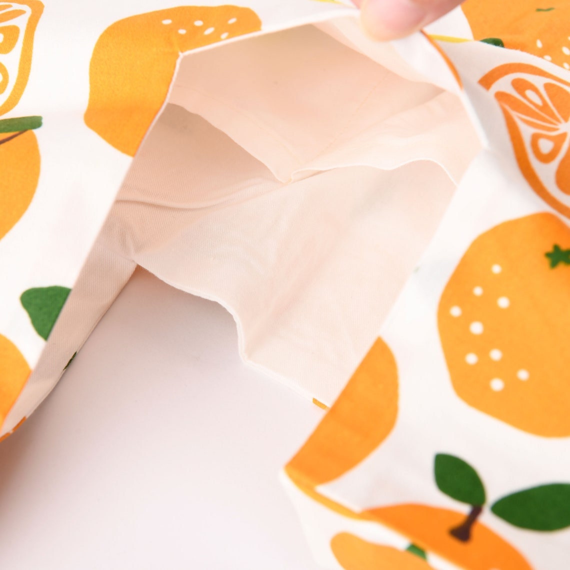 Summer Fruit Knot Bag,Wrist Bag with 2 Pockets,Casual Daily Pouch