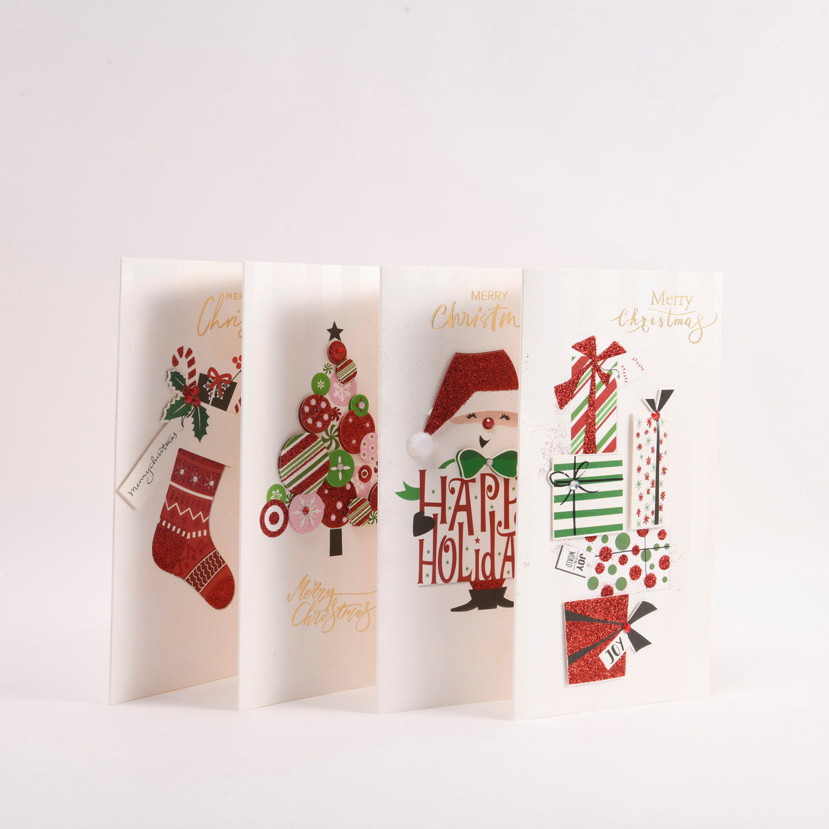 Mini Christmas Card Set - 4pcs