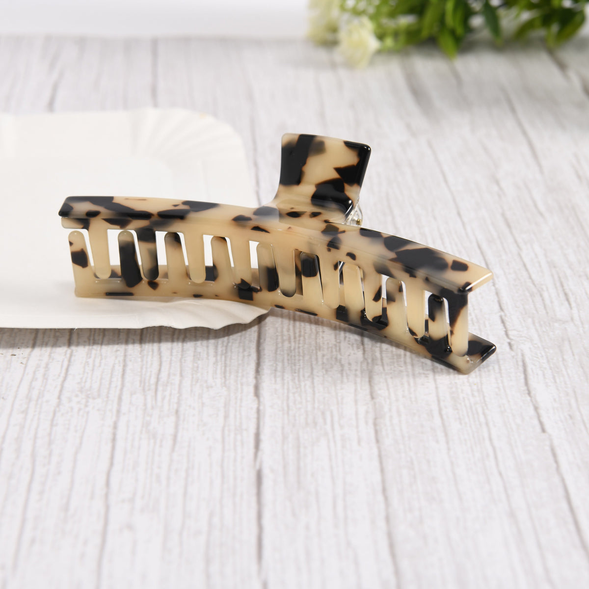 Mixed Color Square Claw Clip