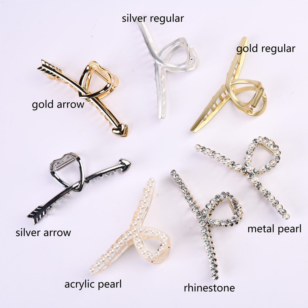 Solid Color Crisscross Hair Clip