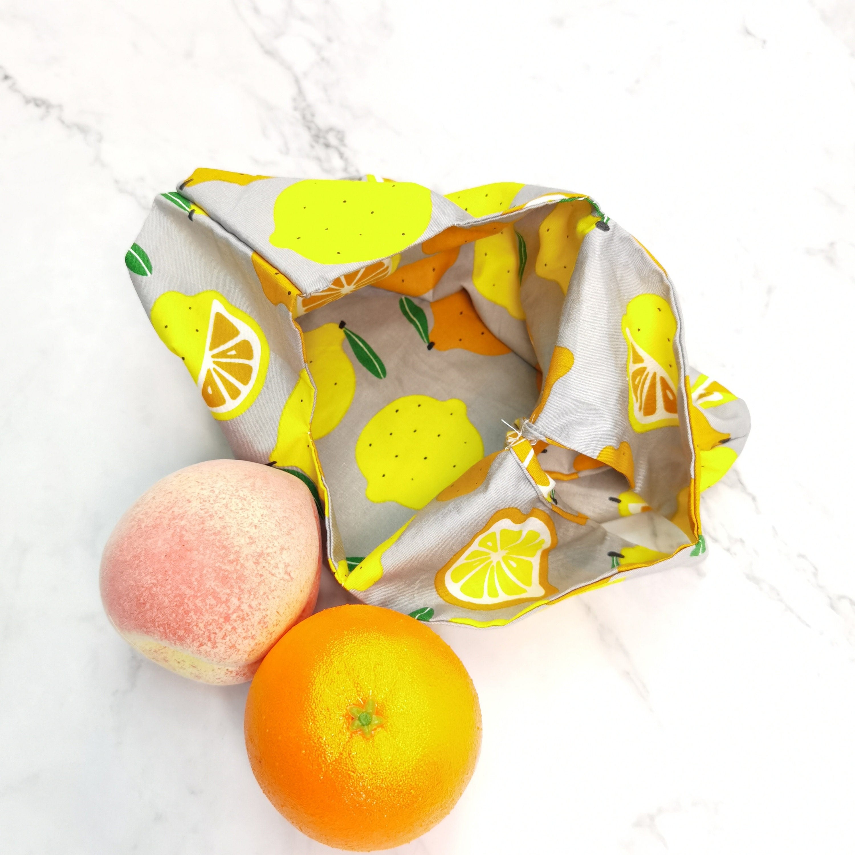 Summer Fruit Knot Bag,Wrist Bag with 2 Pockets,Casual Daily Pouch