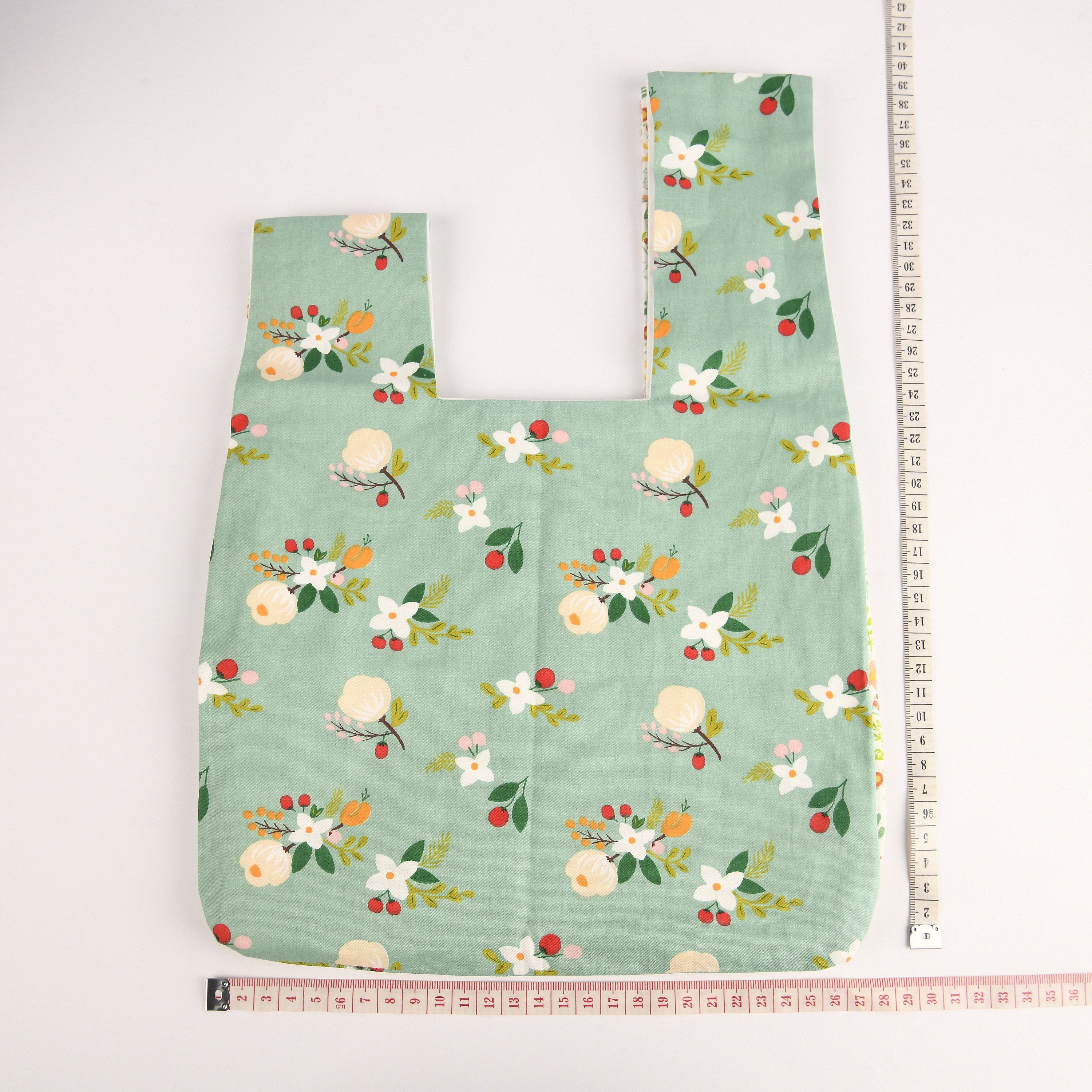 Floral Japanese Knot Bag, Satin Wrist Bag, Wedding Favor Bridesmaid Gift