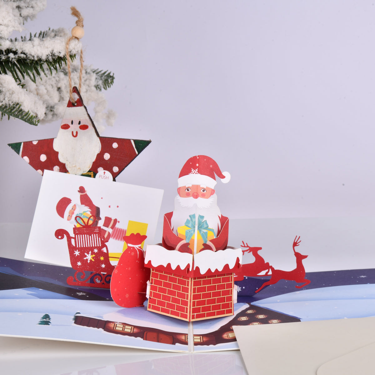 Christmas Family Party Favor Card