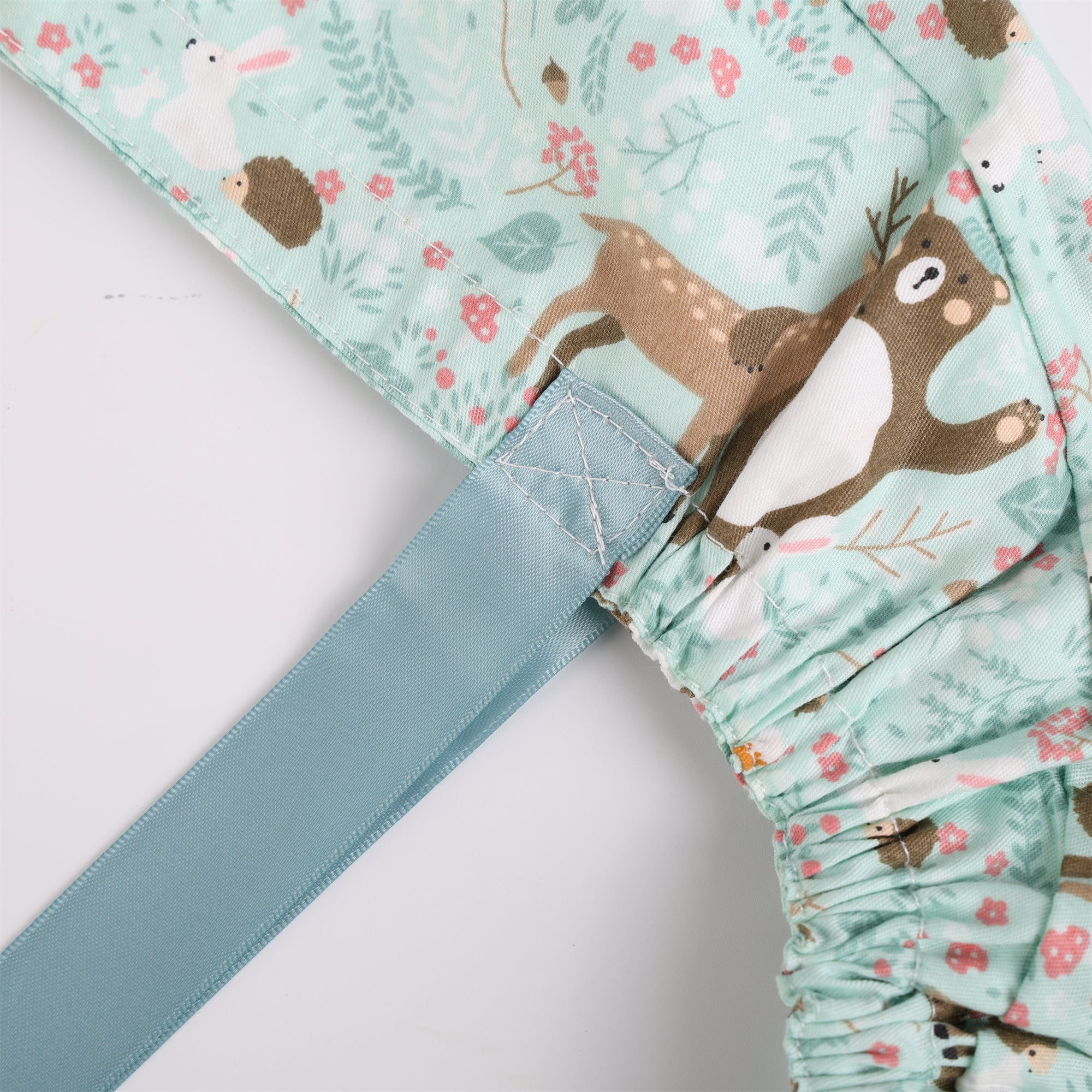 Cute Animals Pattern Cotton Ponytail Scrub Cap